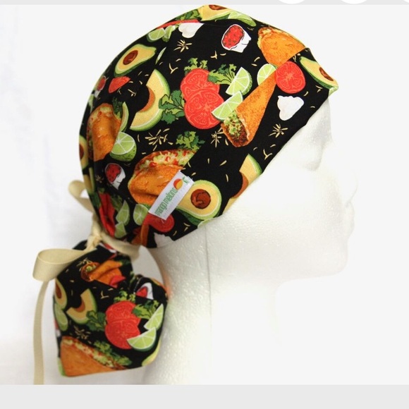 4 pack of Scrub Caps - Picture 4 of 8